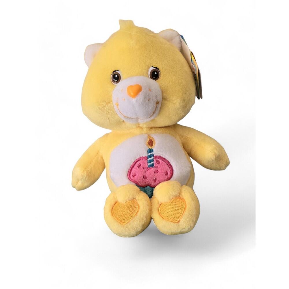 2003 Care Bears Birthday Bear Collector's Edition 8" Plush Stuffed Toy Cupcake